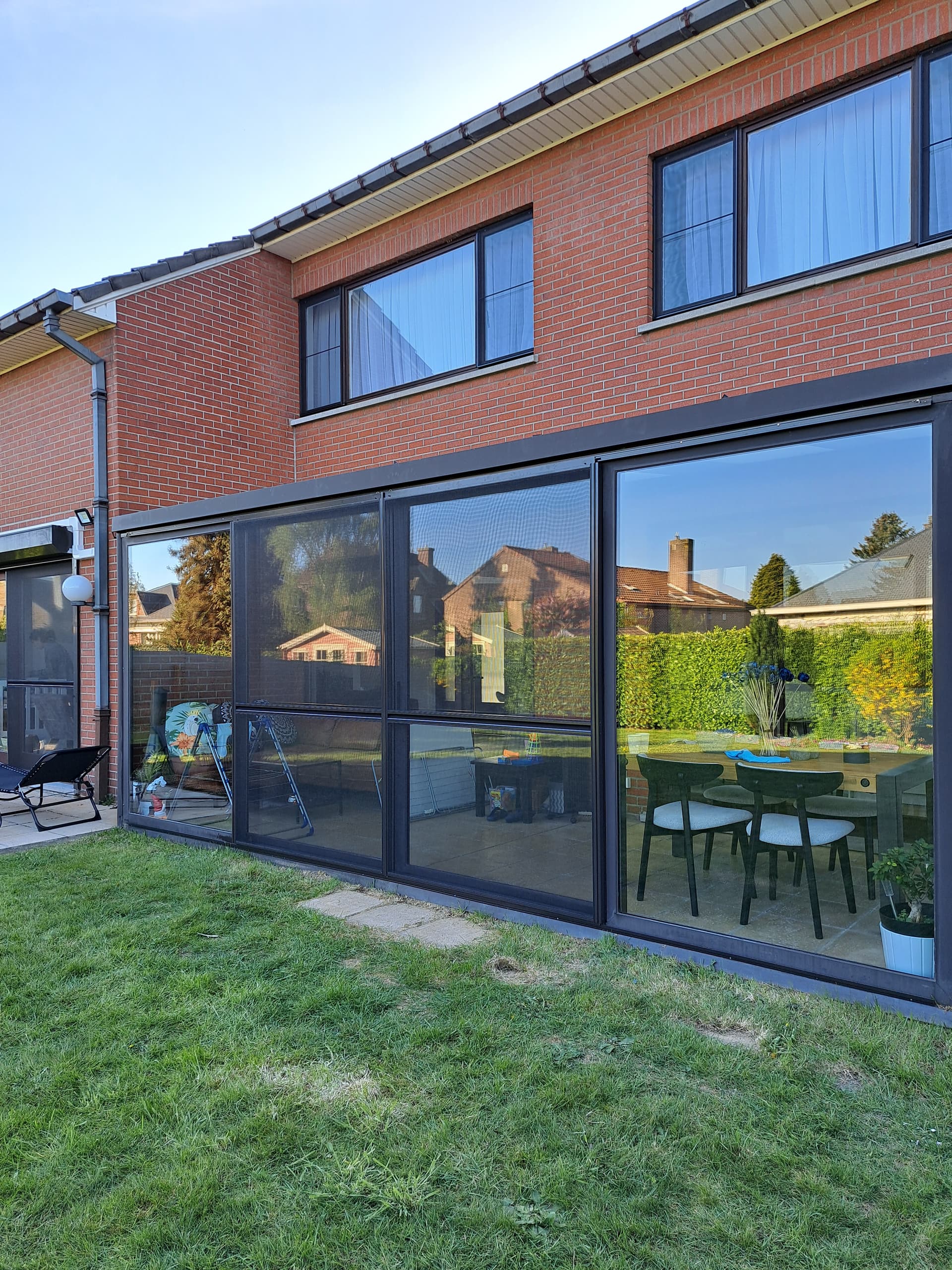 Installation baie vitrée aluminium professionnelle Bruxelles